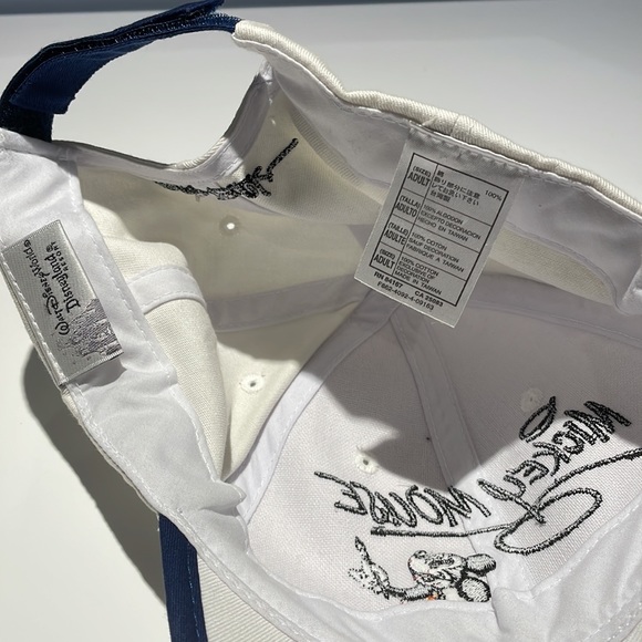 Mickey & Friends White Baseball Hat. - Picture 5 of 6